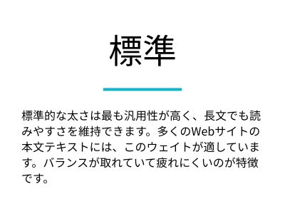 標準(Regular)
