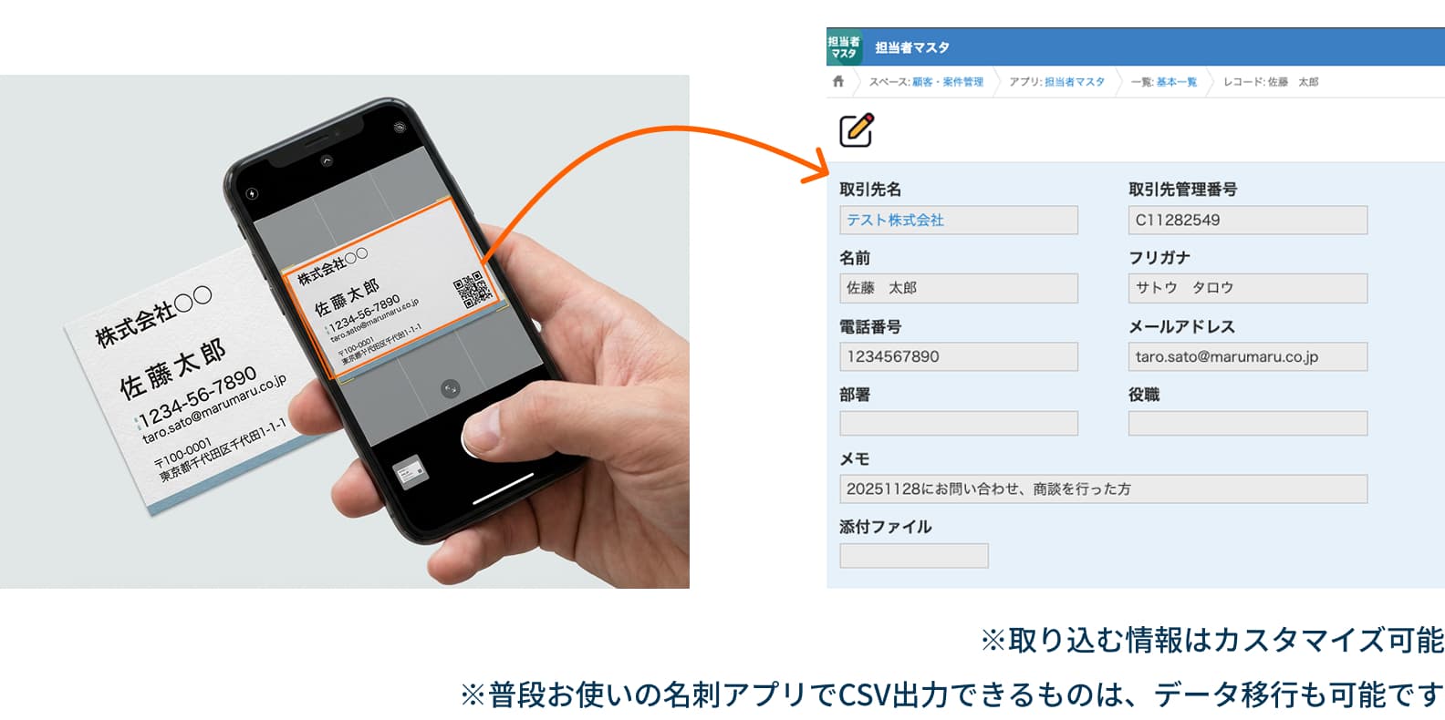 名刺のデータ化・社内共有