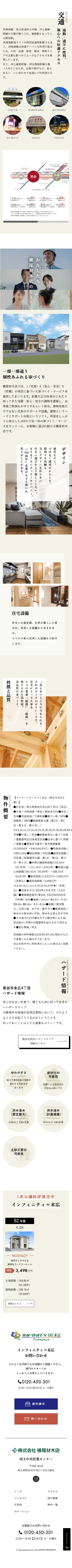 株式会社横尾材木店様 スマートフォンサイト