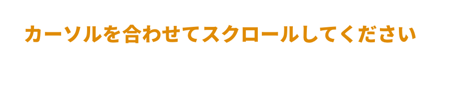 カーソルを合わせてスクロールしてください